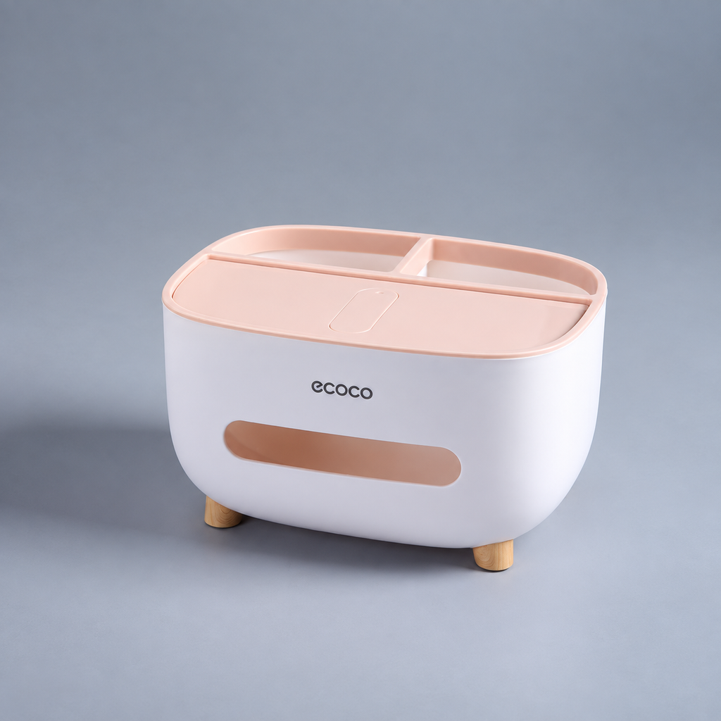 LIVING BOX｜多機能ティッシュボックス＆デスク収納ケース