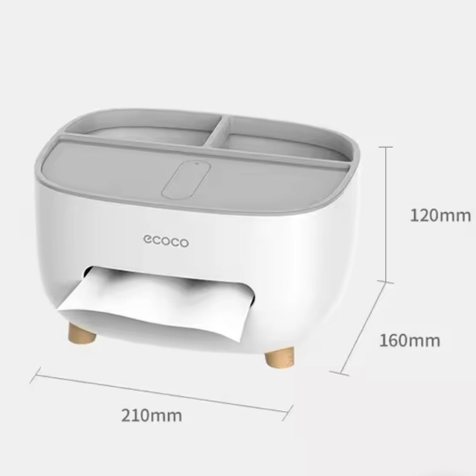 LIVING BOX｜多機能ティッシュボックス＆デスク収納ケース